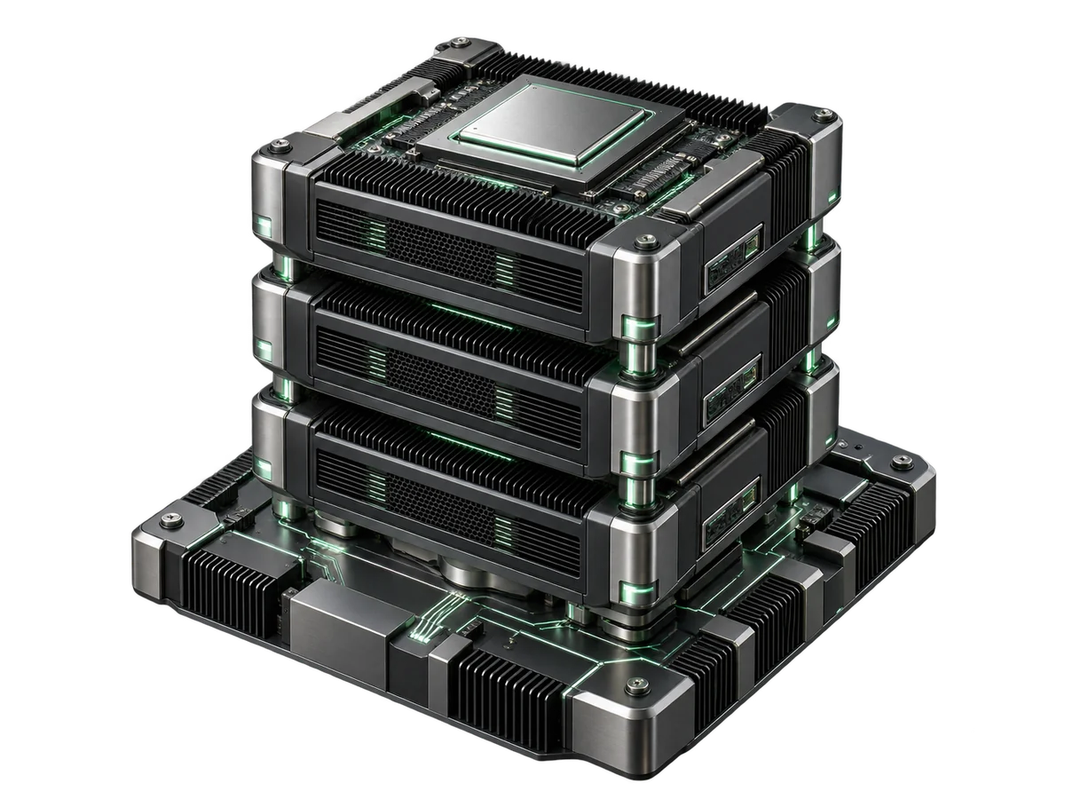 Three dimensional graphite compute modules with mint circuit lighting